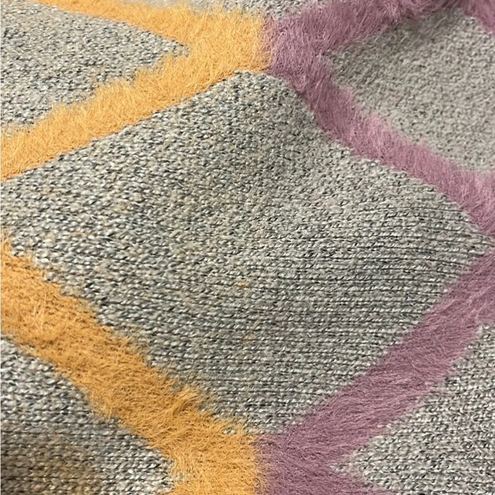 KORI Diamond Pattern Plush Coatigan Sweater - Picture 9 of 10